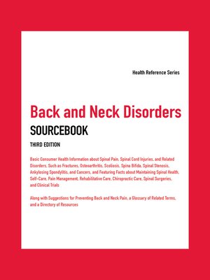 cover image of Back and Neck Disorders Sourcebook